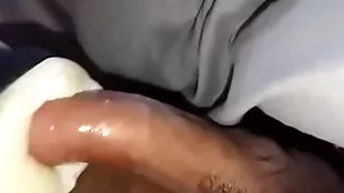 Fucking my homemade sex toy at the s.