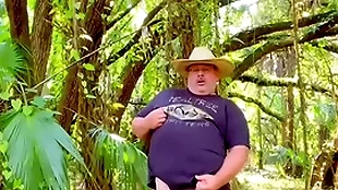 Fat old man bear
