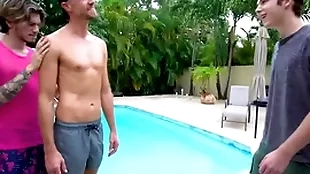 Young twink visits his blithe step uncles