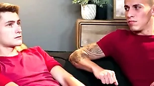 Stepdad fucks stepson with the addition of his boyfriend with regard to triple