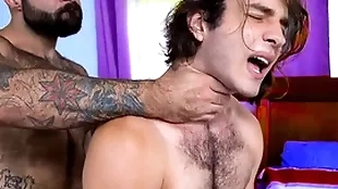Hairy stepdad fucking his stepson outright hard - joyful porn
