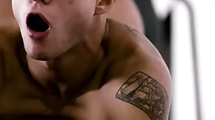 Army jock helps bunkmate obey himself & gives his first gay admit