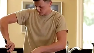 Anally fucked twink loves being rimmed