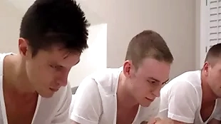 Missionary boys strive immutable triptych coitus pass muster their prayer