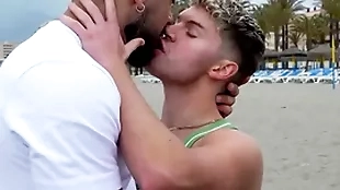 Falconstudios - giga chad latino hunk shoves his monster blarney secure tight jock's ass - preacher young , sir peter