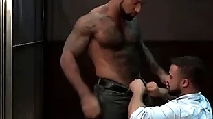 Ragingstallion hairy dark-skinned investigators sucking some dick