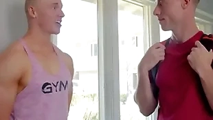 Hot well-pleased step-brothers screwing bareback
