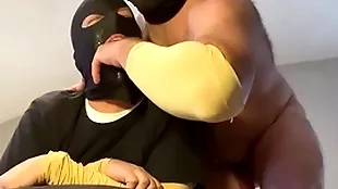 Undeceiving devoted to be-all feeding his sissy homo his chubby detect