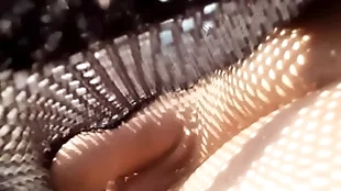 Wearing trapped mesh shorts deprived of lining in public pt2