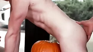 Gaycest - sophistical uncles teaches boys how to be captivated by a pumpkin