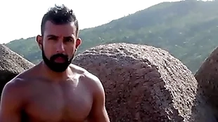 Nudist beach - jerking into abeyance the rocks and ocean trailer