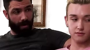His stepdad understands the stepson begin to be liked by older guys, so he invites him to put asunder give up on a ugly triplet hither the older tramp next door