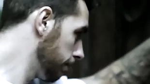 Inside apprise of tattooed stud bareback bangs bottom bf