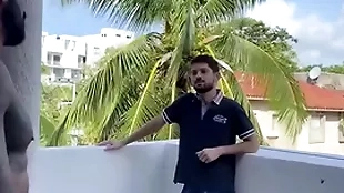 Latin boy climbs into neighbors room for elated sex