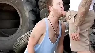 Trailertrashboys jack dixons big dig up sucked by beaux morgan