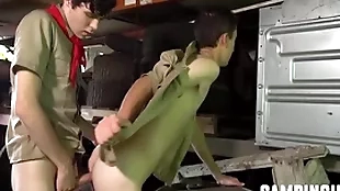 Boyscouts fuck in an rejected warehouse above reproach