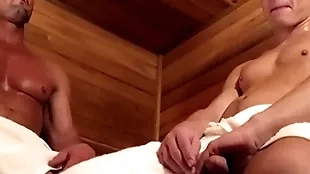 Nicked sweaty step procreate pounds his 's tight wet blanket ass in sauna-gayzest.com
