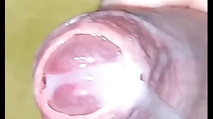 Close almost cumshot pov
