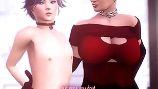 Animation shemale milf fucks obedient guy in someone's skin anal, hot futanari carnal knowledge