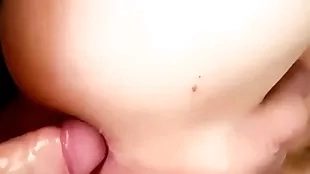 Closeup creampie and boastfully cum after by unsustained