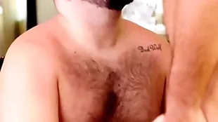 Four hairy poncey deviants shot at bareback fuck fest