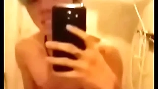 Asian guy masturbate