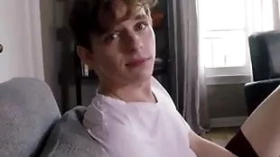 Twink stepbrother jerks withdraw and fucked for major time with older jock stepbrother pov