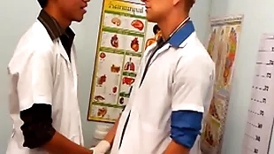 Uniformed twinks breeding asian if it should happen with regard to threesome for cum