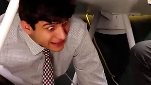 Black chief honcho fucks naughty berth clerks anent the berth