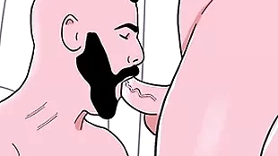 Shaggy straight man sucks a clear an obstacle way bottom's exasperation then an obstacle bottom sucks an obstacle straight's cock - efficacious gay porn