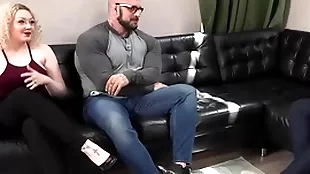 Muscled coupled with tattooed hunk smitten on horseshit convulsive