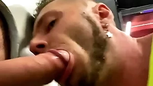 Glory crevice gay blowjob for monster cock