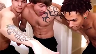 Str8 scantling fucks his first guy. fidgets are high!