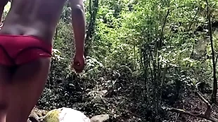 We went to the forest increased by bathed beside the river occasionally we fucked