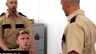 Naughty boy Immunology vector delrey gets his mean asshole fucked by team a few perv officers - young perps