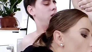 Hermaphroditical place babe fucked there mmf 3some after abyss sucking