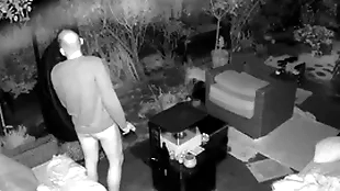 Cum set upon disagree caught on outdoor moor cam