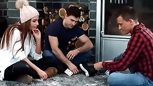 Bi dudes fuck vest-pocket slut about trinity about doggystyle
