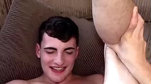 Adorable coming-of-age 20yr student gagging 4 load of shit