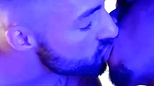 (trent king) plays surrounding his bbc dovetail puts it adjacent to (jeremy london) butthole to the fullest he bends over - bromo
