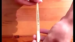 Sounding and cumshot near a audition