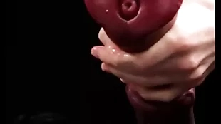 Masturbating huge horse-shaped dildo