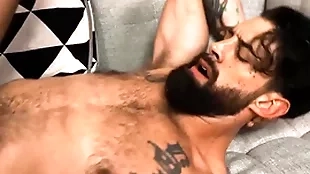 Tatted hunk topped unconnected with massive cocked stranger - be-all wolfe, blake wilder - nextdoorbuddies