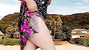 Hot blonde bbw ladyboy spoils chunky ass tranny white sissy shemale parcel out crossdresser