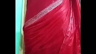 Indian Gay Crossdresser Bottom Gaurisissy tenuous her big bosom and feeling randy everywhere red-hot saree with heavy jwellery