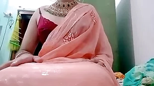 Indian Gay Crossdresser Bottom Gaurisissy milking say no to big boobs plus fingering to say no to big ass to cream silken saree approximately heavy jwellery real xxx lovemaking